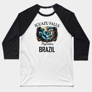 Iguazu Falls Argentina -Cool Baroque style illustration Baseball T-Shirt